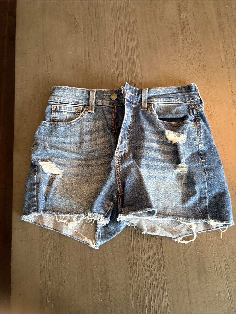 Levi’s Classic Distressed Denim Women’s Shorts - Blue